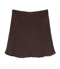 MINI SKIRT SLIP -- UMBER